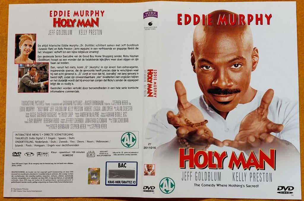DVD Holy Man - Eddie Murphy Komedie, Alle leeftijden, Ophalen of Verzenden, Gebruikt, Romantische komedie