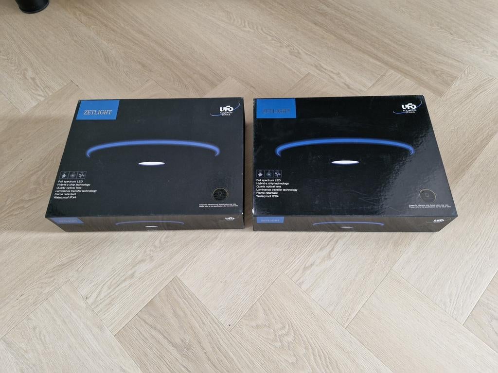 2x blue marine UFO led 96 watt + wifi controller, Ophalen, Verlichting of Verwarming