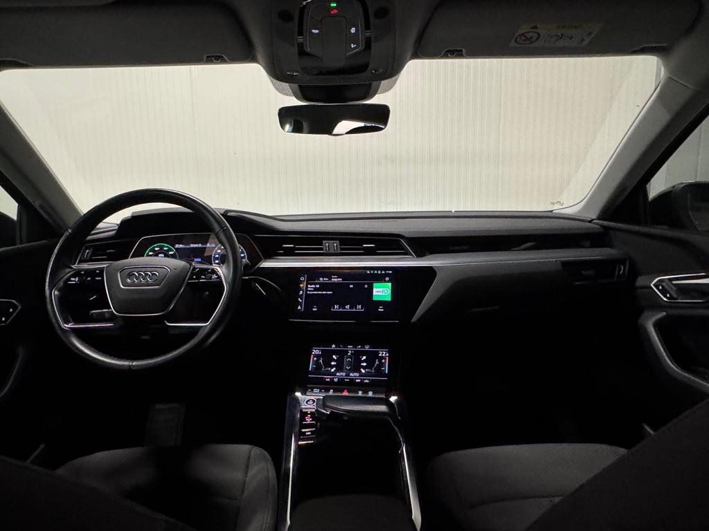 Audi E-tron E-tron 50 quattro Launch edition Vorsprung 71 kW, Auto's, Audi, Automaat, 71 kWh, Zwart, Leder