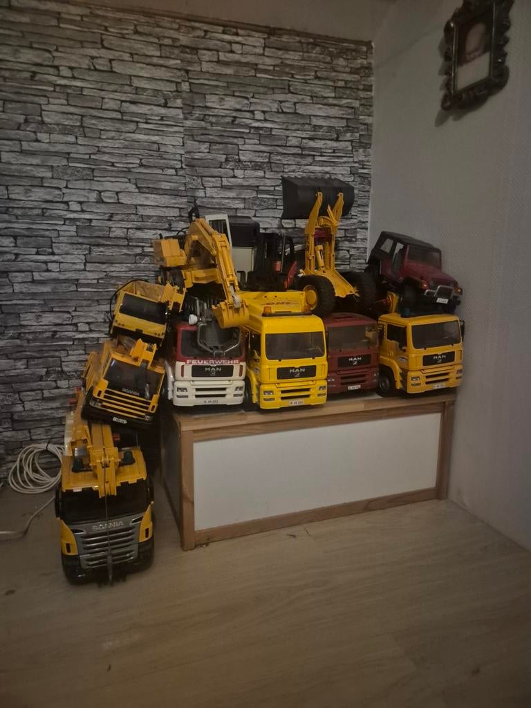 Bruder  vrachtwagen.s  kraan schovel enzzz, Ophalen of Verzenden