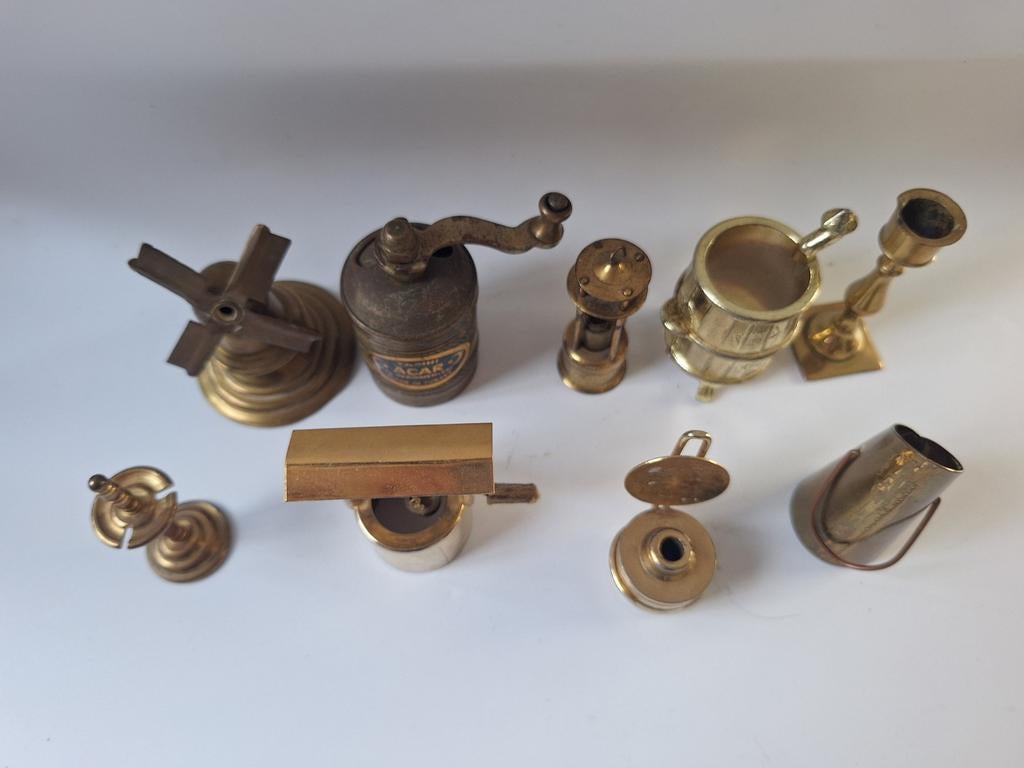 9 messing miniaturen, Ophalen of Verzenden, Dier