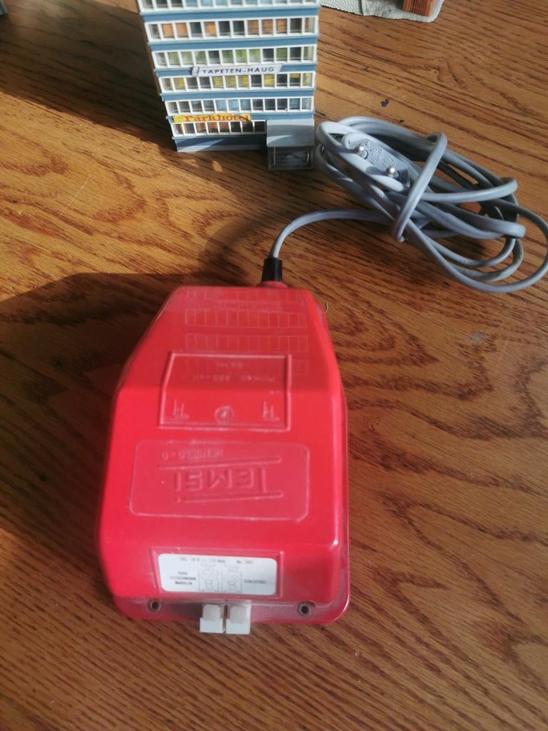 Temsi Racebaan Transformator voor Fleischmann, Märklin, Scal, Transformator of Voeding, Gebruikt, Gelijkstroom, Fleischmann