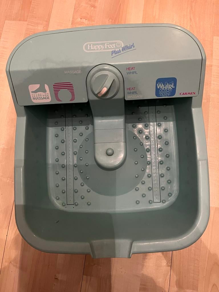 Voetmassagebad Happy Feet Plus Whirl Carmen, Ophalen of Verzenden, Gebruikt, Hand- en Voetverzorging