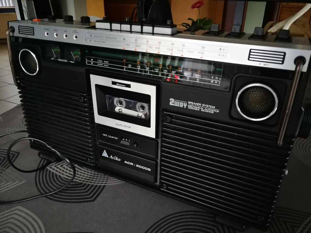 ghettoblaster Aciko ACR-2000S, Ophalen of Verzenden, Gebruikt, Radio