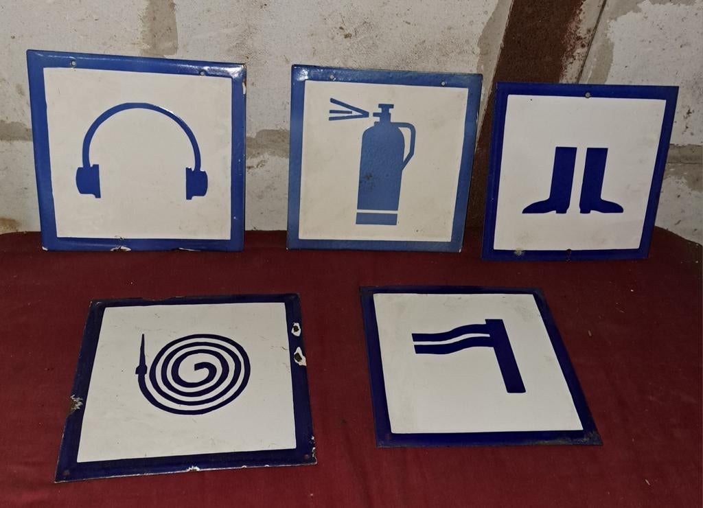 Emaille borden Emaille platen decoratie, Ophalen