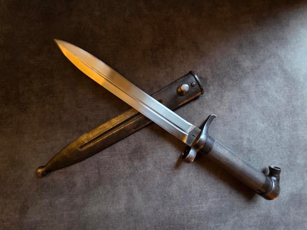 Zweedse M1896 Mauser bajonet, Verzamelen, Ophalen of Verzenden, Landmacht, Overige gebieden, Mes of Dolk