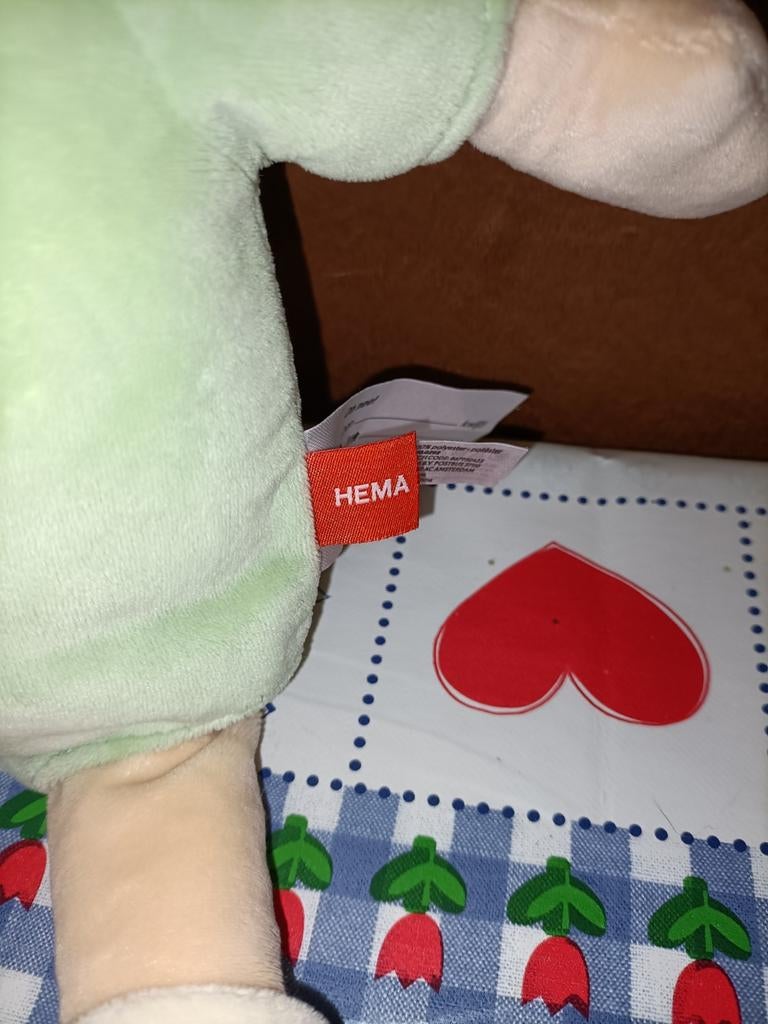 Hema kleuter knuffel 40 cm groot, Ophalen of Verzenden, Zo goed als nieuw, Overige typen