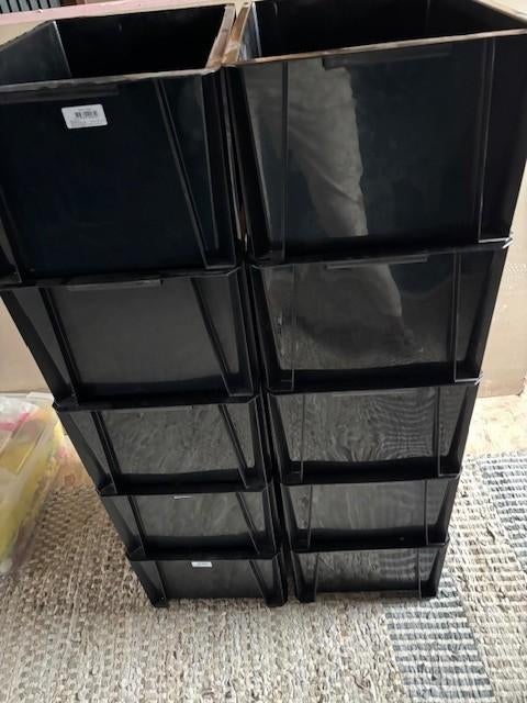 Stapelbare opbergbox, Ophalen, 40 tot 60 cm, Minder dan 50 cm, Zo goed als nieuw