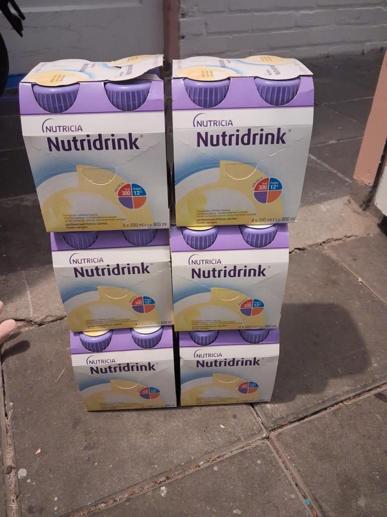 6x 4 pack nutricia nutridrink vanille (24 flesjes), Diversen, Ophalen of Verzenden