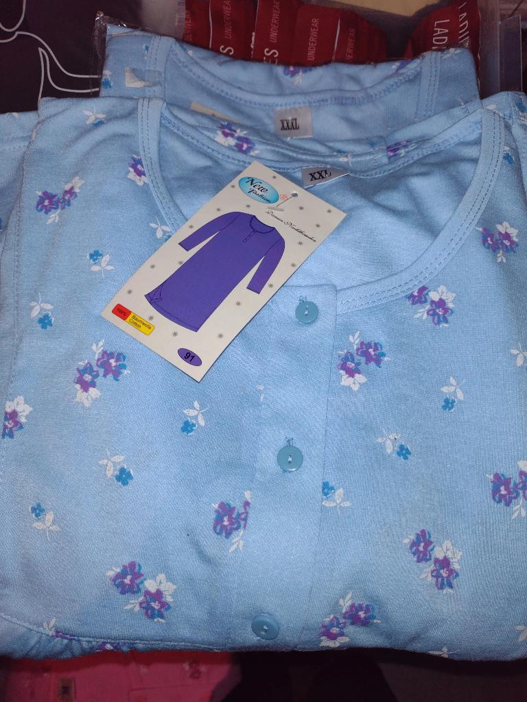 New Fashion Dames Nachthemd Lichtblauw Nieuw, Beeren Bodywear, Maat 46/48 (XL) of groter, Nieuw, Ophalen of Verzenden