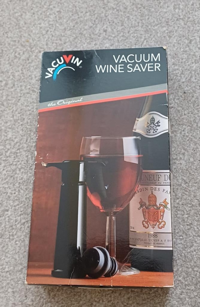 Nieuwe vacuvinset pomp met 2 doppen, Ophalen of Verzenden, Nieuw