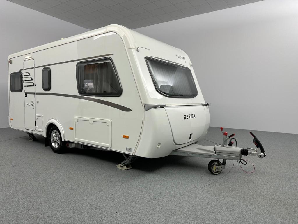 Eriba Nova Light 470 Enkele bedden Mover Zonnepaneel, Caravans en Kamperen, Rondzit, Bedrijf, 4 tot 5 meter, Tot en met 4