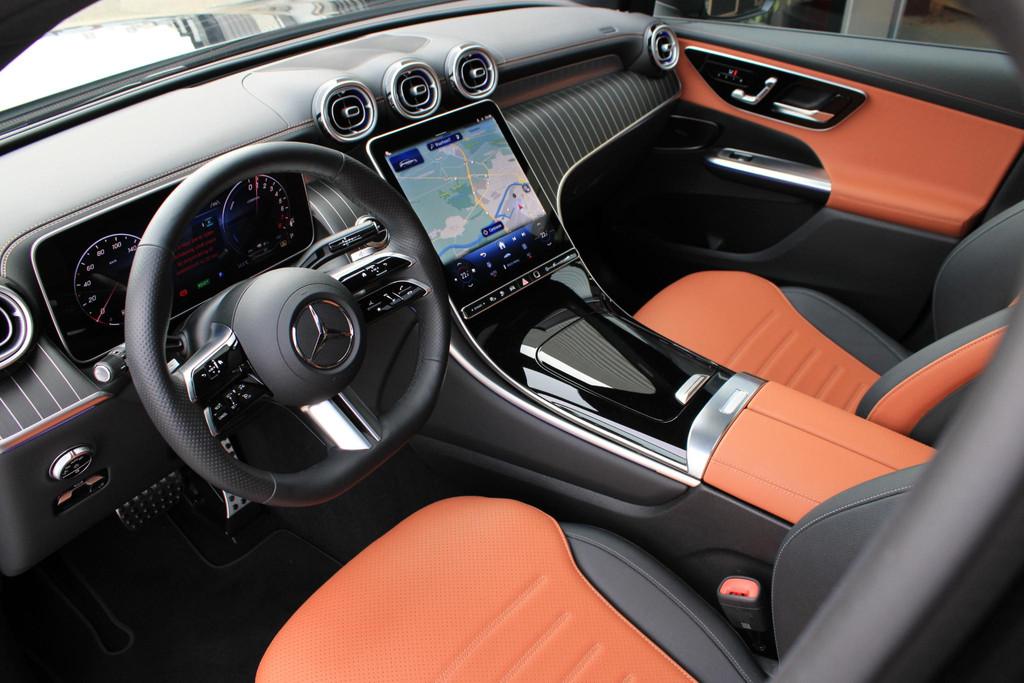 Mercedes-Benz GLC-Klasse 300e 4M AMG Pano | Memory | Bruin L, Automaat, Stof, Gebruikt, Euro 6