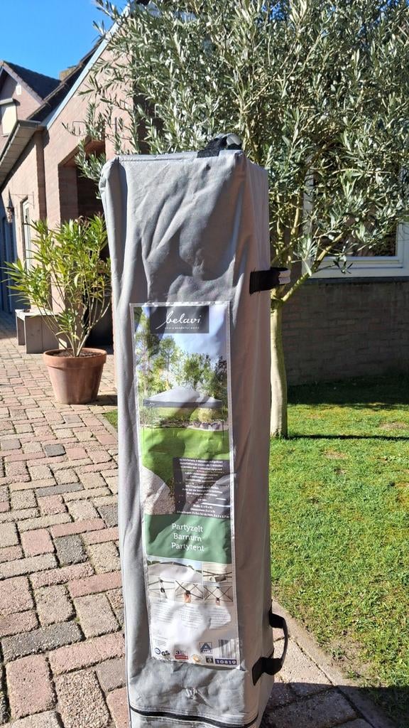 Belavi Partytent - Zo goed als nieuw, opvouwbaar, Tuin en Terras, Partytenten, Opvouwbaar, Partytent, Minder dan 4 meter, Zo goed als nieuw