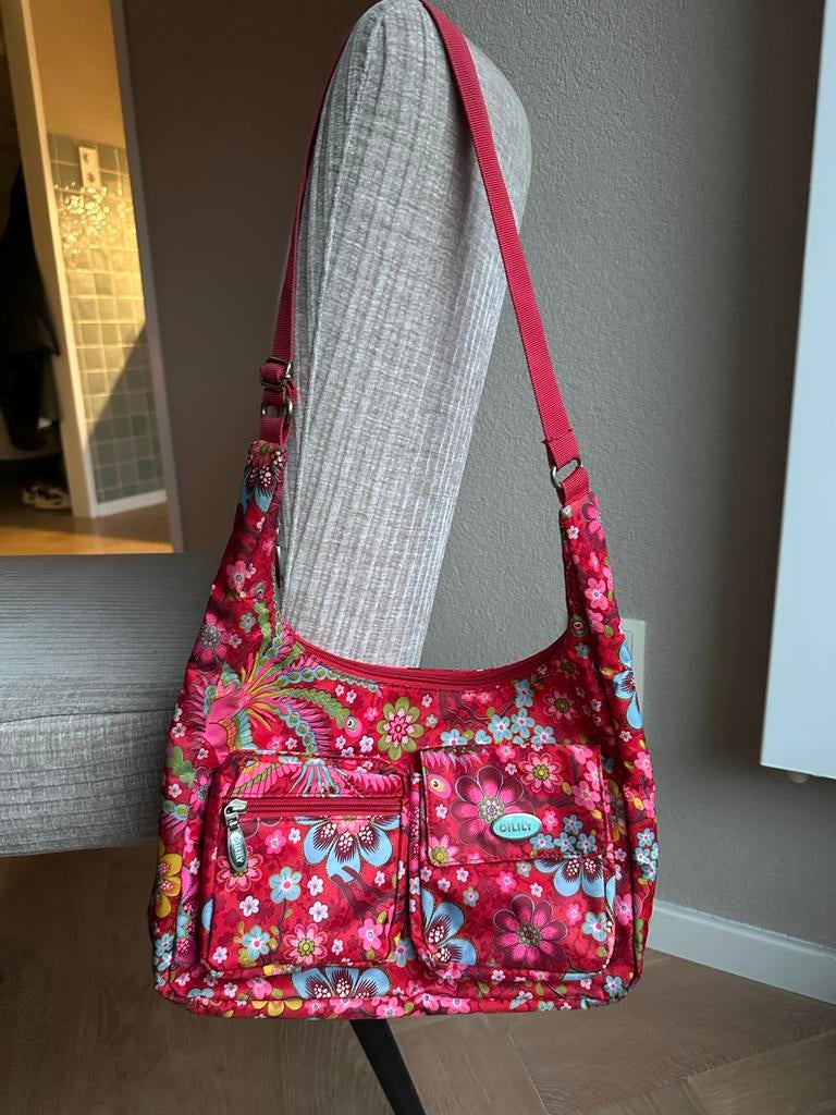 Oilily schoudertas, Ophalen of Verzenden, Zo goed als nieuw, Rood, Oilily