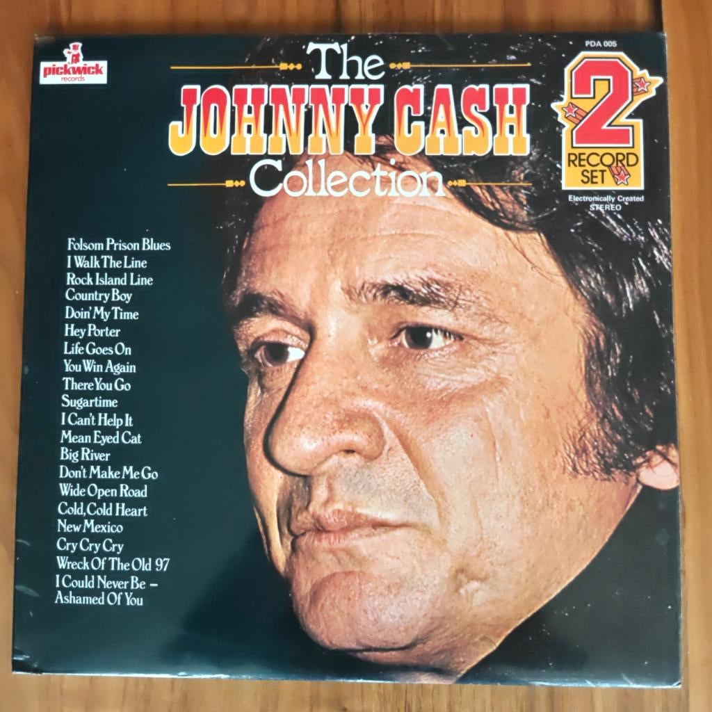 LP - The Johnny Cash Collection (dubbel LP), Ophalen of Verzenden, Gebruikt, 12 inch