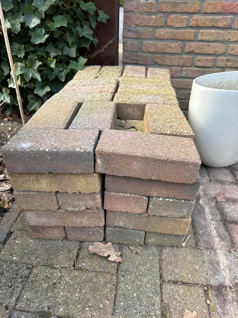 Partij gebruikte waaltjes / klinkers, Tuin en Terras, Tegels en Klinkers, Gebruikt, Klinkers, Beton, Minder dan 5 m², Ophalen