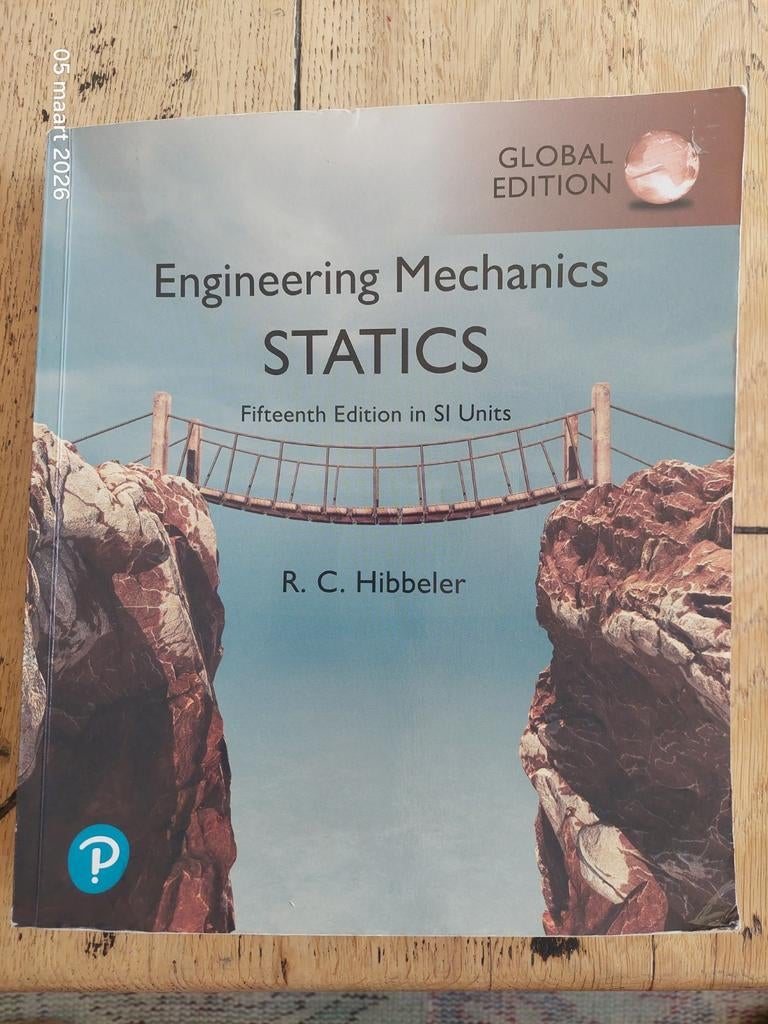 Engineering Mechanics Statics, Gelezen, R.C. Hibbeler, Beta, HBO