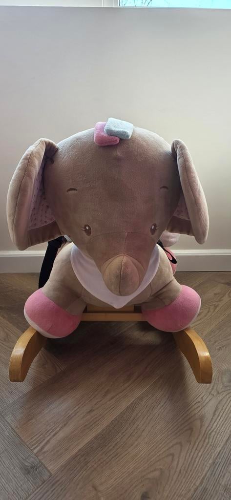 Schattige Olifant Schommelstoel voor Baby's, Ophalen, Gebruikt, Jongen of Meisje