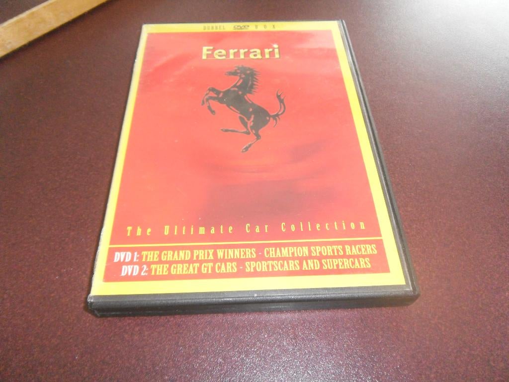 dubbel dvd box, ferrari, the ultimate car collection, Alle leeftijden, Ophalen of Verzenden, Zo goed als nieuw