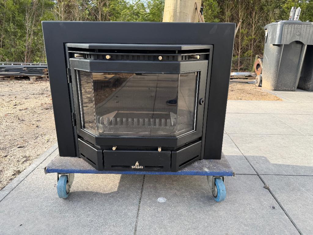 Barbas beaufire 52 houtkachel / houthaard, Ophalen, Zo goed als nieuw, Inzethaard, Houthaard