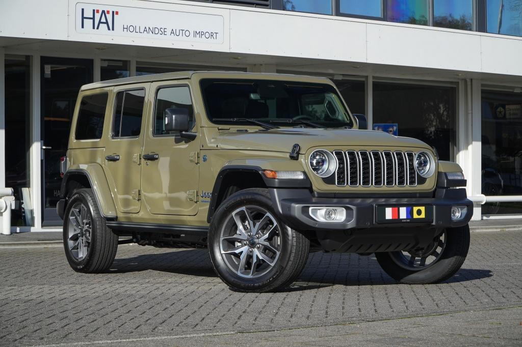 Jeep Wrangler Unlimited 4xe 380 Sahara I Nw. Model I 20 inch, Automaat, Zwart, 4 cilinders, 2248 kg