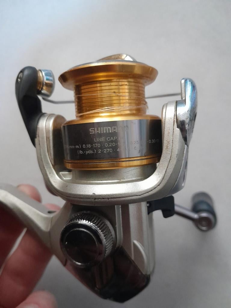 Partij diverse hengels en oa Shimano molens o.a exage/aero, Ophalen, Gebruikt, Overige typen