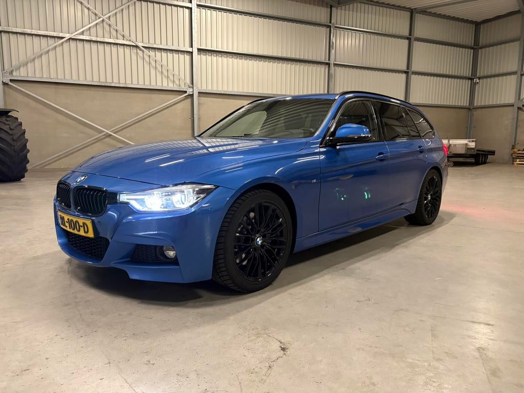 BMW 3-Serie 320i 184pk Aut 2018 Blauw, Auto's, 1998 cc, Achterwielaandrijving, 1800 kg, 4 cilinders