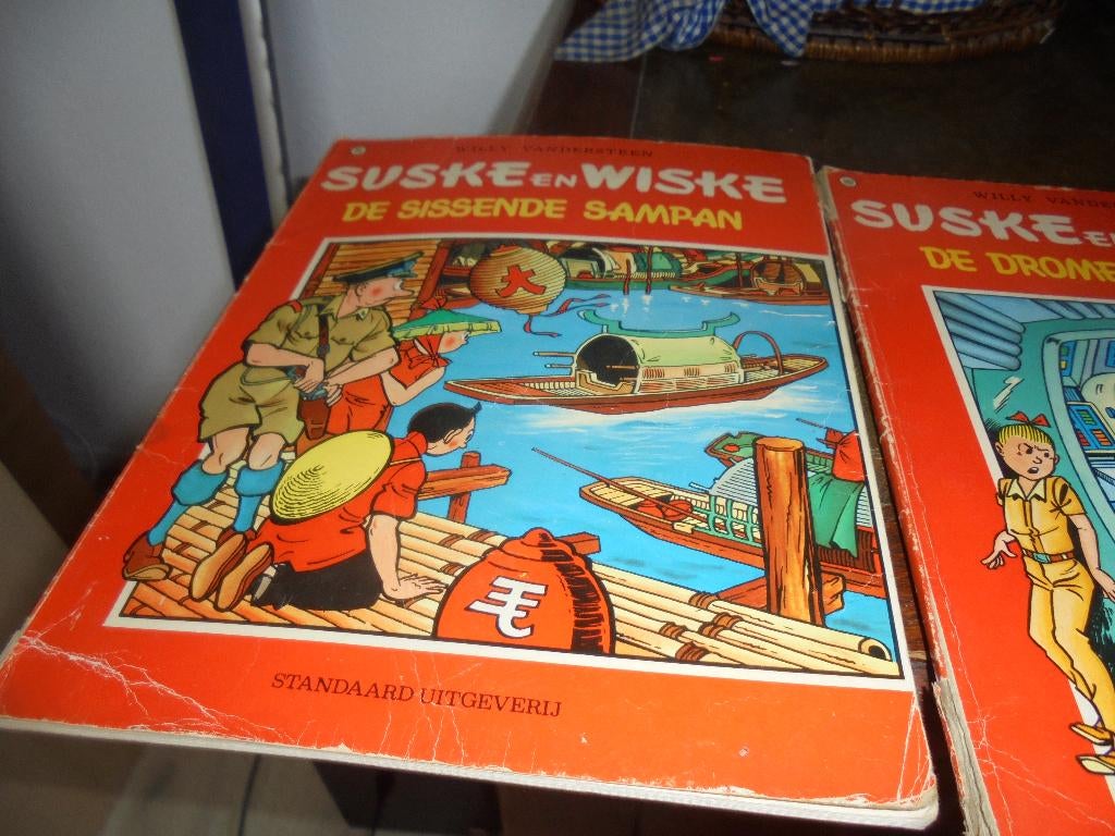 lot 7 stuks oude suske en  wiske, Boeken, Meerdere stripboeken, Ophalen of Verzenden, Gelezen