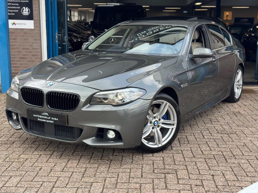 BMW 5-serie 520i M Sport Edition High Executive 2015 NAP!, Automaat, Achterwielaandrijving, Gebruikt, 4 cilinders