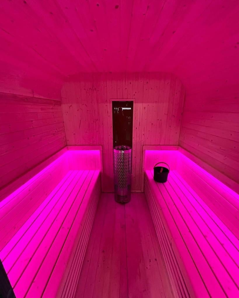 Horizion cube sauna van 8995 voor 4900 euro, Ophalen, Nieuw, Complete sauna