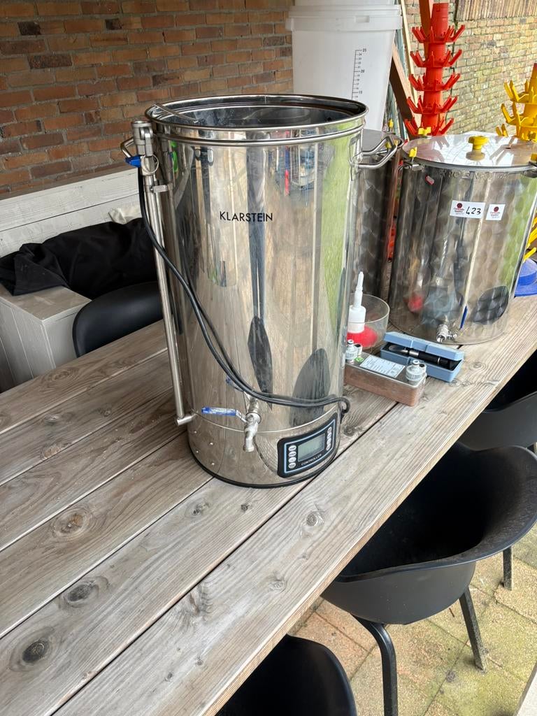 Mundschenk XXL 50liter bierbrouwinstallatie excl. deksel, Ophalen, Gebruikt