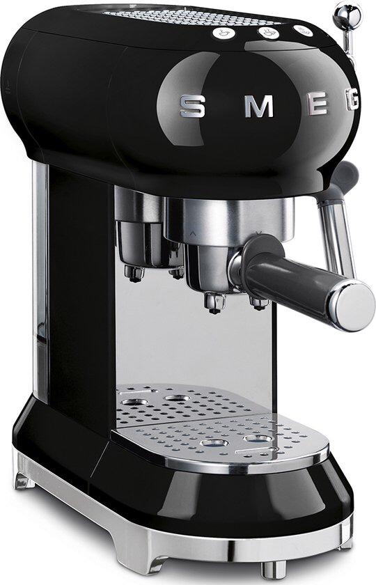 SMEG Espressomachine ECF02BLEU Zwart, Nieuw, Ophalen of Verzenden, Nvt, Nvt