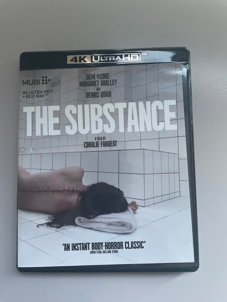 The Substance 4K + Blu-ray Import met Engelse ondertiteling, Cd's en Dvd's, Blu-ray, Ophalen of Verzenden, Nieuw in verpakking
