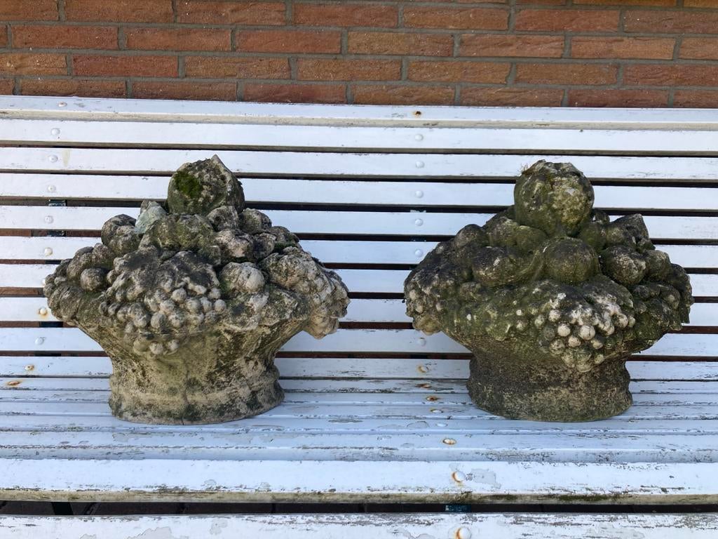 2 Betonnen tuin ornamenten, Ophalen, Gebruikt, Beton, Overige typen