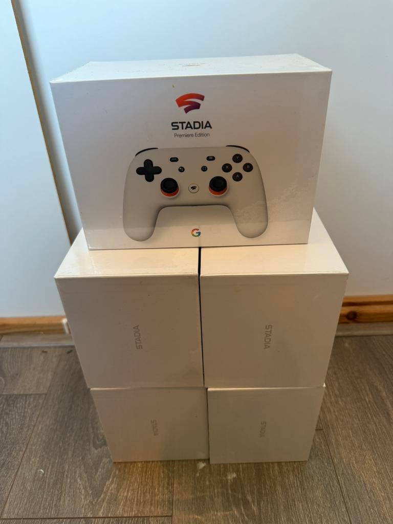 Partij 5x Google Stadia Premiere Edition Chromecast Ultra, Ophalen of Verzenden, Nieuw, Zonder harde schijf