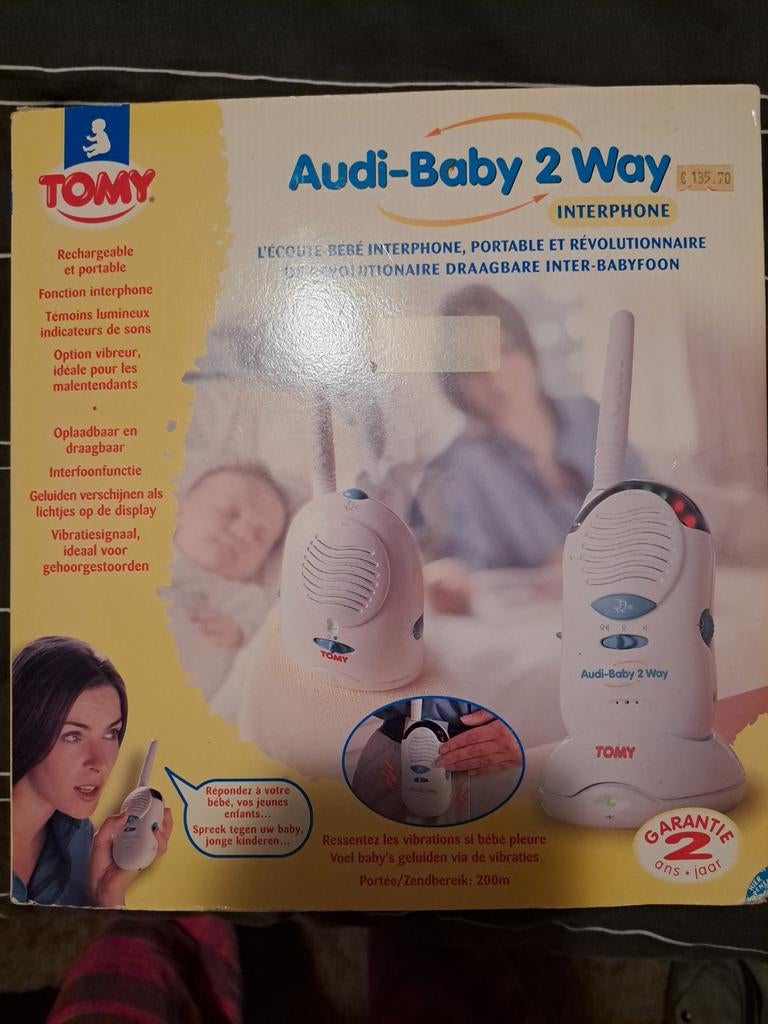 Draagbare inter babyfoon zgan, Kinderen en Baby's, Babyfoons, Ophalen, Zo goed als nieuw