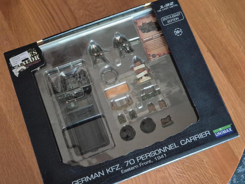 Forces of Valor 80041 Kfz.70 Krupp terreinwagen 1941 in ovp, Ophalen of Verzenden, Zo goed als nieuw, Overige typen, Overige merken