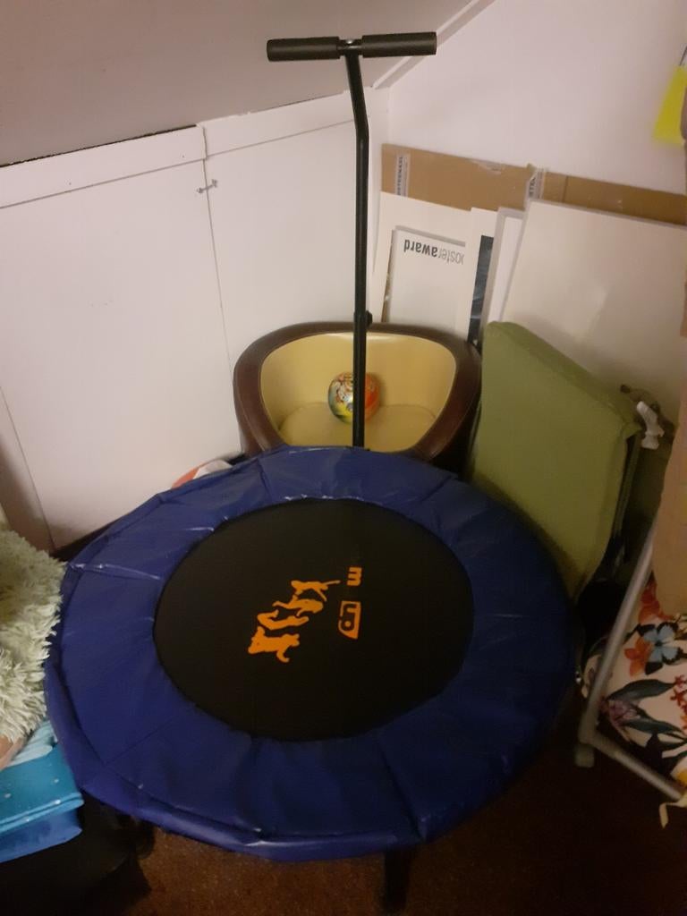 Trampoline, Sport en Fitness, Fitnessmaterialen, Ophalen, Zo goed als nieuw, Overige typen