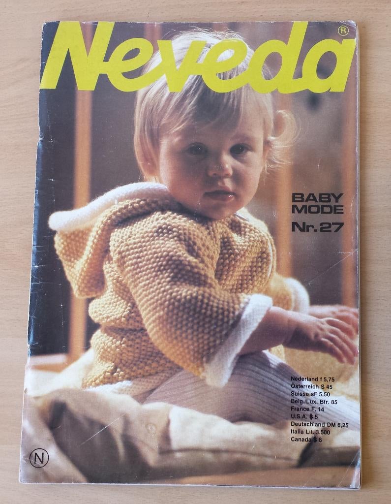 Neveda Baby Mode, nr.27 - jaren 70 - breien en haken, Hobby en Vrije tijd, Breien en Haken, Neveda, Gebruikt, Breien of Haken