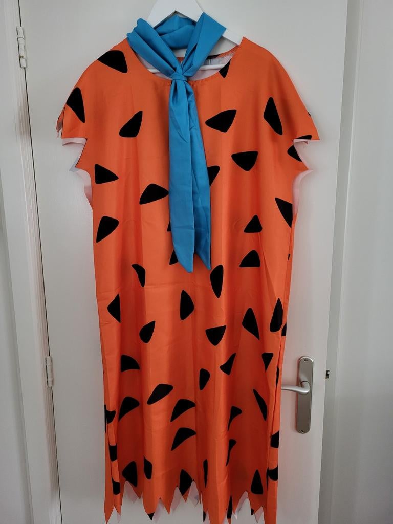 Flintstone outfit voor carnaval, Ophalen of Verzenden, Zo goed als nieuw