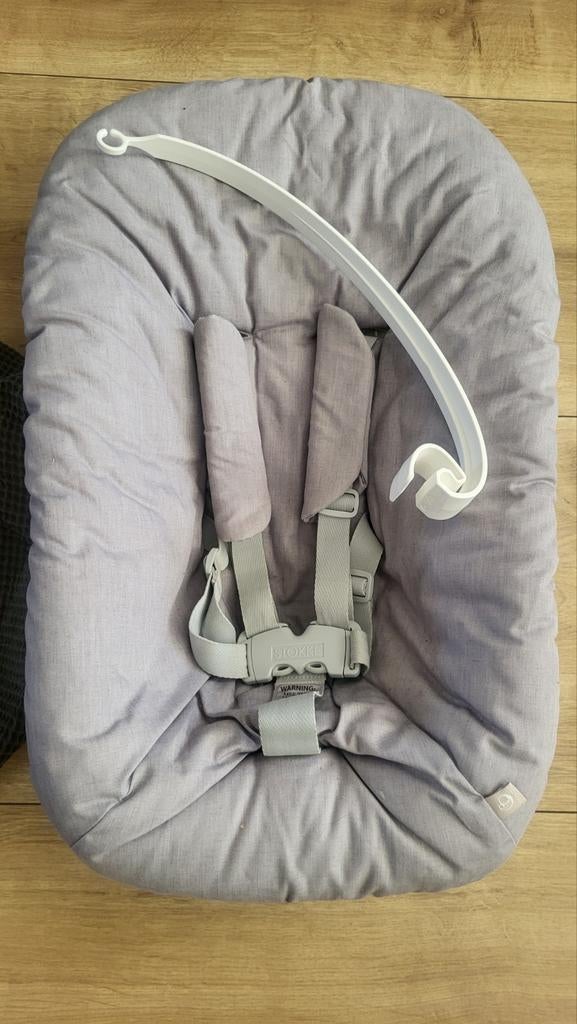 Newborn babyset voor Stokke stoel met speelboog, Kinderen en Baby's, Kinderstoelen, Ophalen of Verzenden, Zo goed als nieuw, Meegroeistoel