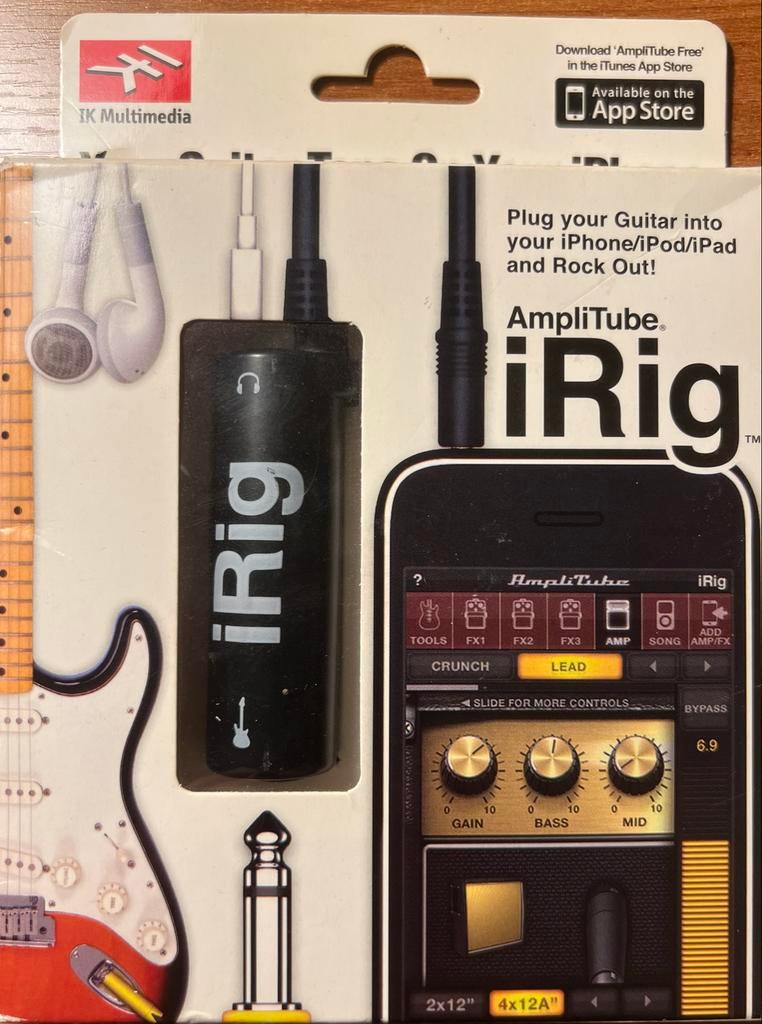 iRig voor iPhone - Gitaar Interface, Muziek en Instrumenten, Versterkers | Bas en Gitaar, Gebruikt, Minder dan 50 watt, Ophalen of Verzenden