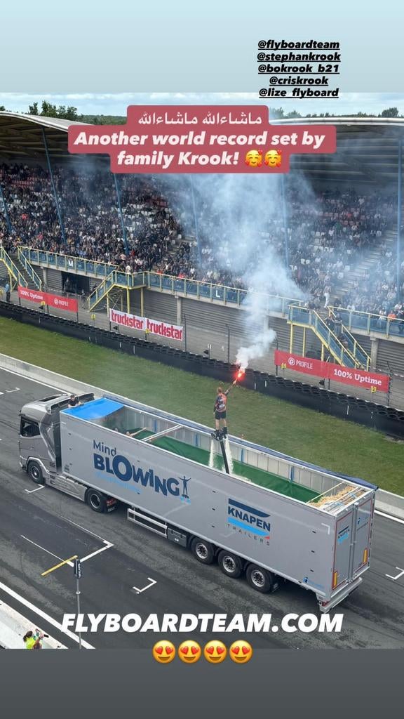 Flyboardteam 14 jaar Spectaculaire shows op wereldniveau