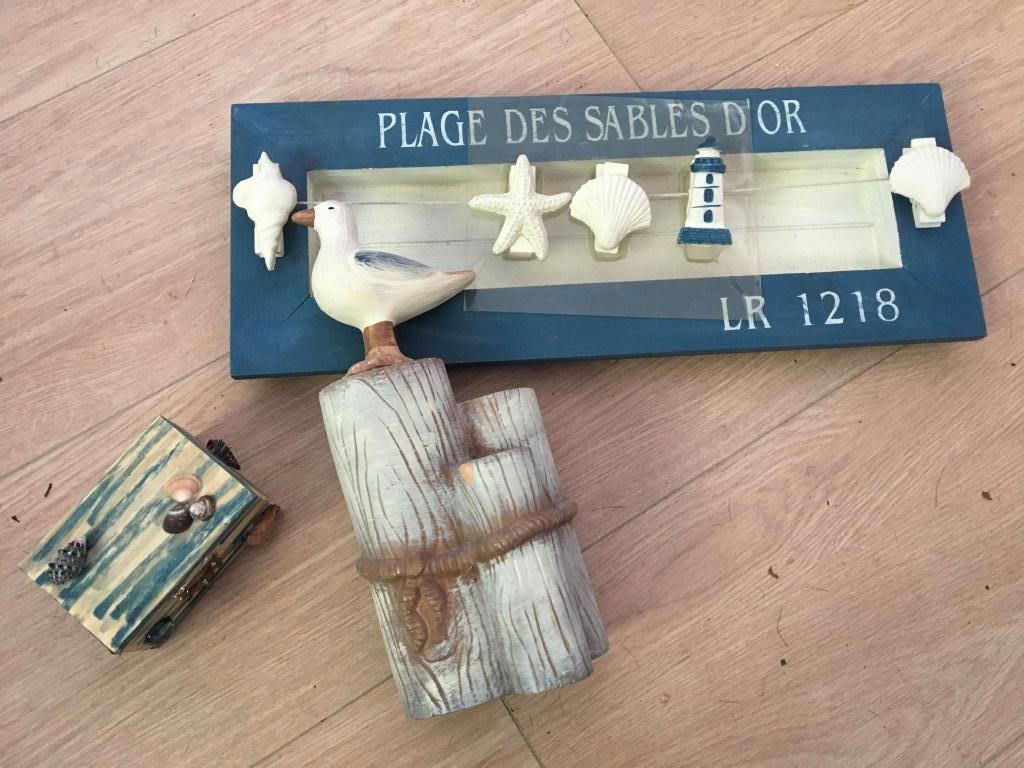 Foto ophanger - thema strand/zee, Ophalen of Verzenden, Hout, Minder dan 50 cm