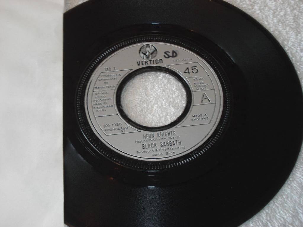 Ozzy Osbourne Black Sabbath  Neon Knights  UK    Orgineel, Cd's en Dvd's, Vinyl Singles, Ophalen of Verzenden, Zo goed als nieuw
