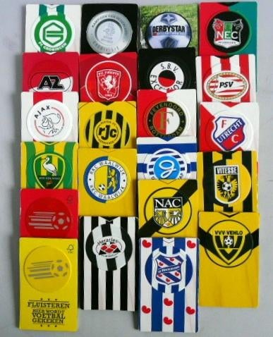 Voetbalkaarten met omschr. van de clubs op de achterzijde, Ophalen of Verzenden, Zo goed als nieuw, Overige binnenlandse clubs