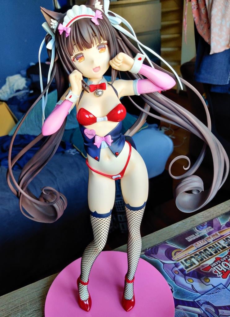 Nekopara Chocola 1/4 Bunny suit version anime figure, Ophalen of Verzenden, Zo goed als nieuw