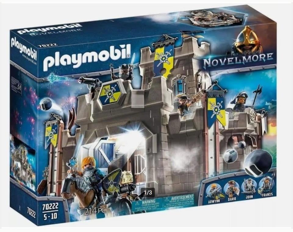 Playmobil Novelmore 70222 - Knights of Novelmore Fortress, Ophalen of Verzenden, Nieuw, Complete set