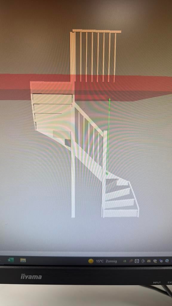 Trap 2900 hoog dichte, Doe-het-zelf en Verbouw, Ladders en Trappen, Ophalen, 2 tot 4 meter